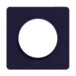 SCHNEIDER Odace Touch Plaque simple Kvadrat roi avec liseré bleu cobalt - S550802KC