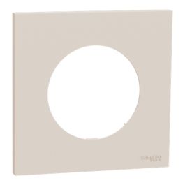 SCHNEIDER Odace Plaque simple beige sable - S902702