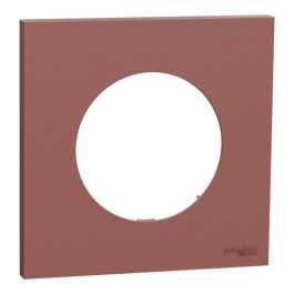 SCHNEIDER Odace Plaque simple rose grenat - S905702