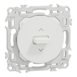 SCHNEIDER Odace Interrupteur/poussoir volets roulants blanc craie - S920208