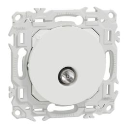 SCHNEIDER Odace Prise TV blanc craie - S920445