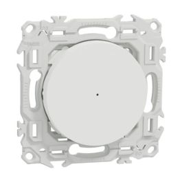 SCHNEIDER Wiser Odace Bouton poussoir connecté 10A Zigbee blanc craie - S920530
