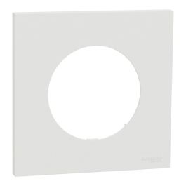SCHNEIDER Odace Plaque simple blanc craie - S920702