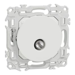 SCHNEIDER Odace Prise TV avec griffes blanc craie - S925445