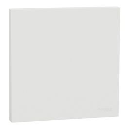 SCHNEIDER Odace Integral Enjoliveur pour va et vient/bouton poussoir/plaque simple blanc craie - S929221