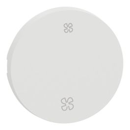 SCHNEIDER Odace Enjoliveur interrupteur va et vient/poussoir VMC blanc craie - S929235