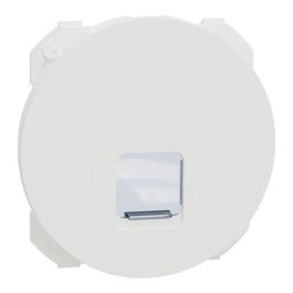 SCHNEIDER Odace Enjoliveur prise RJ45 blanc craie - S929470