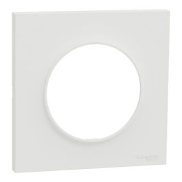 SCHNEIDER Odace Origine Plaque simple blanc - S929702