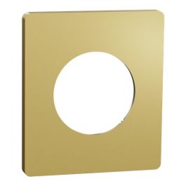 SCHNEIDER Odace Architecte Plaque simple laiton - S932802