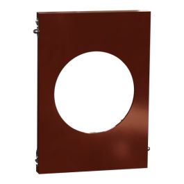 SCHNEIDER Odace Architecte Plaque simple centrale sienne émaillé - S936801