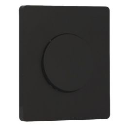 SCHNEIDER Odace Interrupteur va et vient/bouton poussoir noir onyx et plaque simple Architecte noir onyx