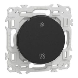 SCHNEIDER Odace Interrupteur/poussoir VMC 10A noir onyx - S940233