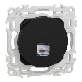 SCHNEIDER Odace Prise RJ45 grade 2TV à 3TV catégorie 6 STP noir onyx - S940476