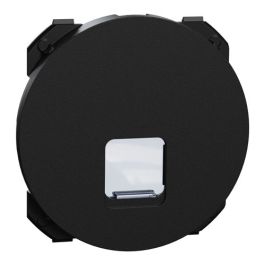 SCHNEIDER Odace Enjoliveur prise RJ45 noir onyx - S949470