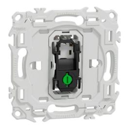 SCHNEIDER Odace Interrupteur va et vient/bouton poussoir sans enjoliveur - S980204