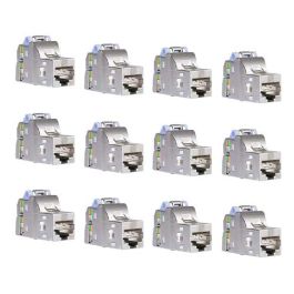 SCHNEIDER Lot de 12 Connecteurs S-One DPM RJ45 femelle Grade 2TV Cat6 - VDIB17716B12
