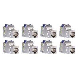 SCHNEIDER Resi9 Connect Lot de 8 connecteurs S-One DPM RJ45 femelle Grade 3TV Cat6A