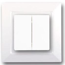 SIEMENS Delta One Interrupteur double va et vient complet blanc