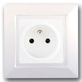 SIEMENS Delta One Prise de courant 2P+T complet blanc