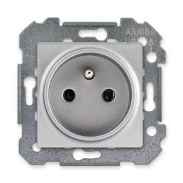 SIEMENS Delta Viva Prise de courant 2P+T silver