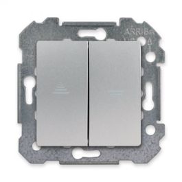 SIEMENS Delta Viva Interrupteur volets roulants silver