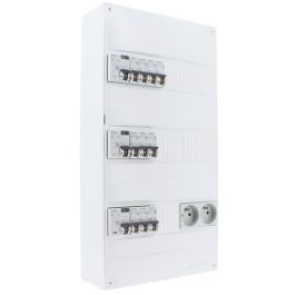 SIEMENS Tableau électrique pré-équipé 3 rangées 3ID 40A 10 disjoncteurs