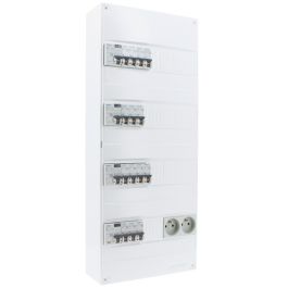SIEMENS Tableau électrique pré-équipé 4 rangées 2ID 40A 2ID 63A 14 disjoncteurs
