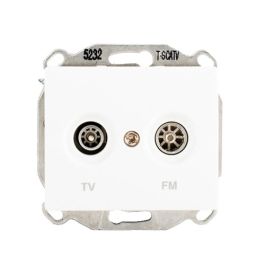 SIEMENS Delta Iris Prise TV / FM blanc