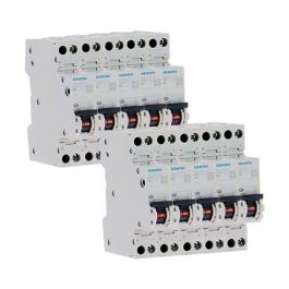 SIEMENS Lot de 10 disjoncteurs 2A Ph+N Courbe C 4.5kA 230V