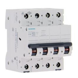 SIEMENS Disjoncteur tétrapolaire 16A courbe C 6kA 400V