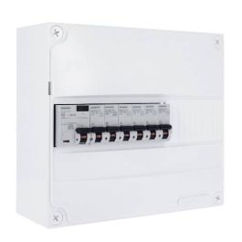 SIEMENS Tableau électrique pré-équipé 1 rangée 1ID 63A 6 disjoncteurs