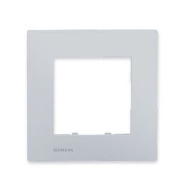 SIEMENS Delta Viva Plaque simple silver