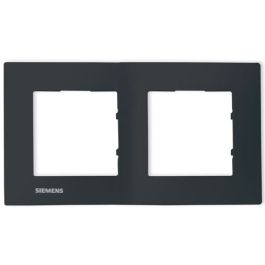 SIEMENS Delta Viva Plaque double anthracite