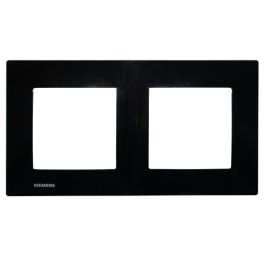 SIEMENS Delta Viva Plaque double noir