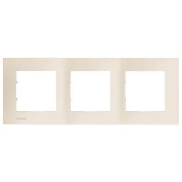 SIEMENS Delta Viva Plaque triple beige
