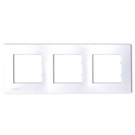 SIEMENS Delta Viva Plaque triple blanc