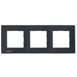 SIEMENS Delta Viva Plaque triple anthracite