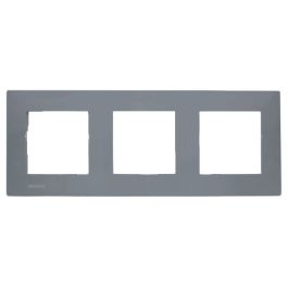 SIEMENS Delta Viva Plaque triple gris