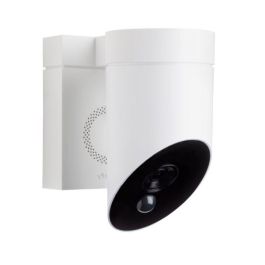 SOMFY Caméra de surveillance extérieure blanche avec détection intelligente et sirène intégrée - 1875325