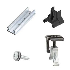 Kit de fixation paysage pour panneaux solaires sur bac acier - ESDEC