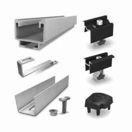 Kit de fixation portrait pour panneaux solaires sur tuile plate - K2Systems