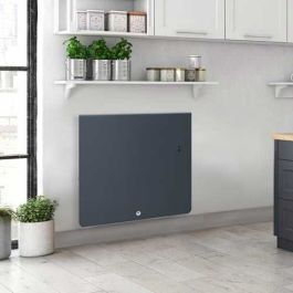 THERMOR Equateur 4 Radiateur connecté inertie double technologie horizontal ardoise 1000W - 427244