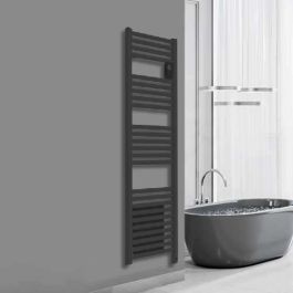THERMOR Riva 4 étroit Sèche-serviettes électrique ardoise avec soufflerie 1500W - 471596