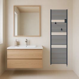 THERMOR Riva 5 Sèche-serviettes connecté 1000W gris ardoise - 471629