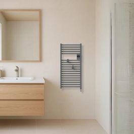 THERMOR Riva 5 Sèche-serviettes connecté étroit 300W gris menhir - 471648