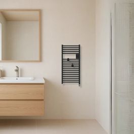 THERMOR Riva 5 Sèche-serviettes connecté étroit 300W noir carbone - 471655