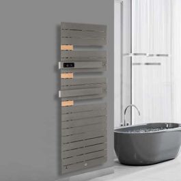 THERMOR Allure 3 virtuose Sèche-serviettes électrique connecté roche avec soufflerie 1750W mât à gauche - 483111