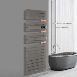 THERMOR Allure 3 virtuose Sèche-serviettes électrique connecté roche avec soufflerie 1750W mât à droite - 483118