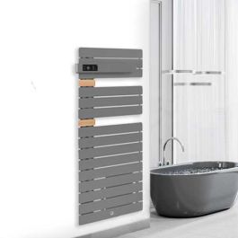 THERMOR Allure 3 classique Sèche-serviettes électrique connecté menhir avec soufflerie 1500W mât à gauche - 483171