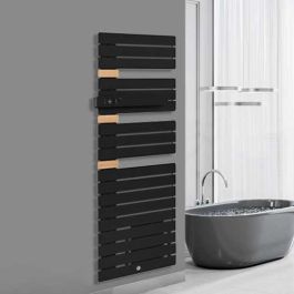 THERMOR Allure 3 classique Sèche-serviettes électrique connecté carbone avec soufflerie 1750W mât à gauche - 483191